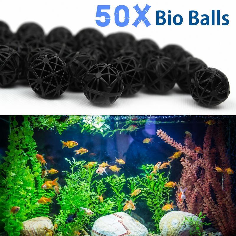 Marine Aquarium & Regional Centre - 50개 16mm 수족관 바이오 필터 볼
