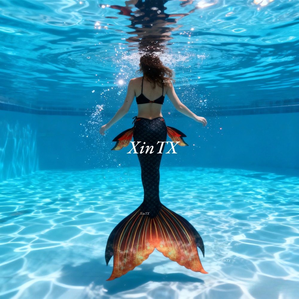 Aquarium & Marine Museum Kota Kinabalu - 성인용 인어 꼬리 수영복, 어울리는 브라