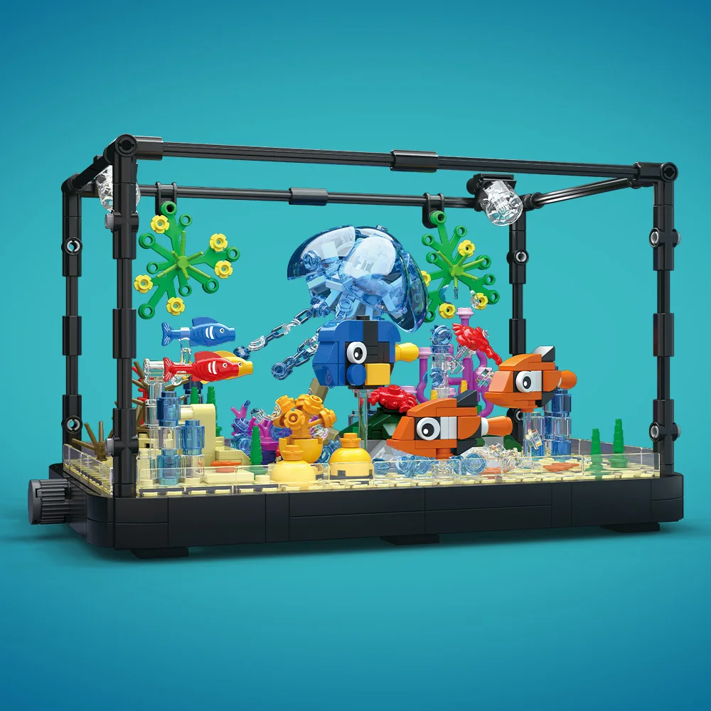 조명이 포함된 어항 빌딩 블록 세트, 수족관, 해양 거 - Marine Aquarium & Regional Centre 리뷰 및 가격