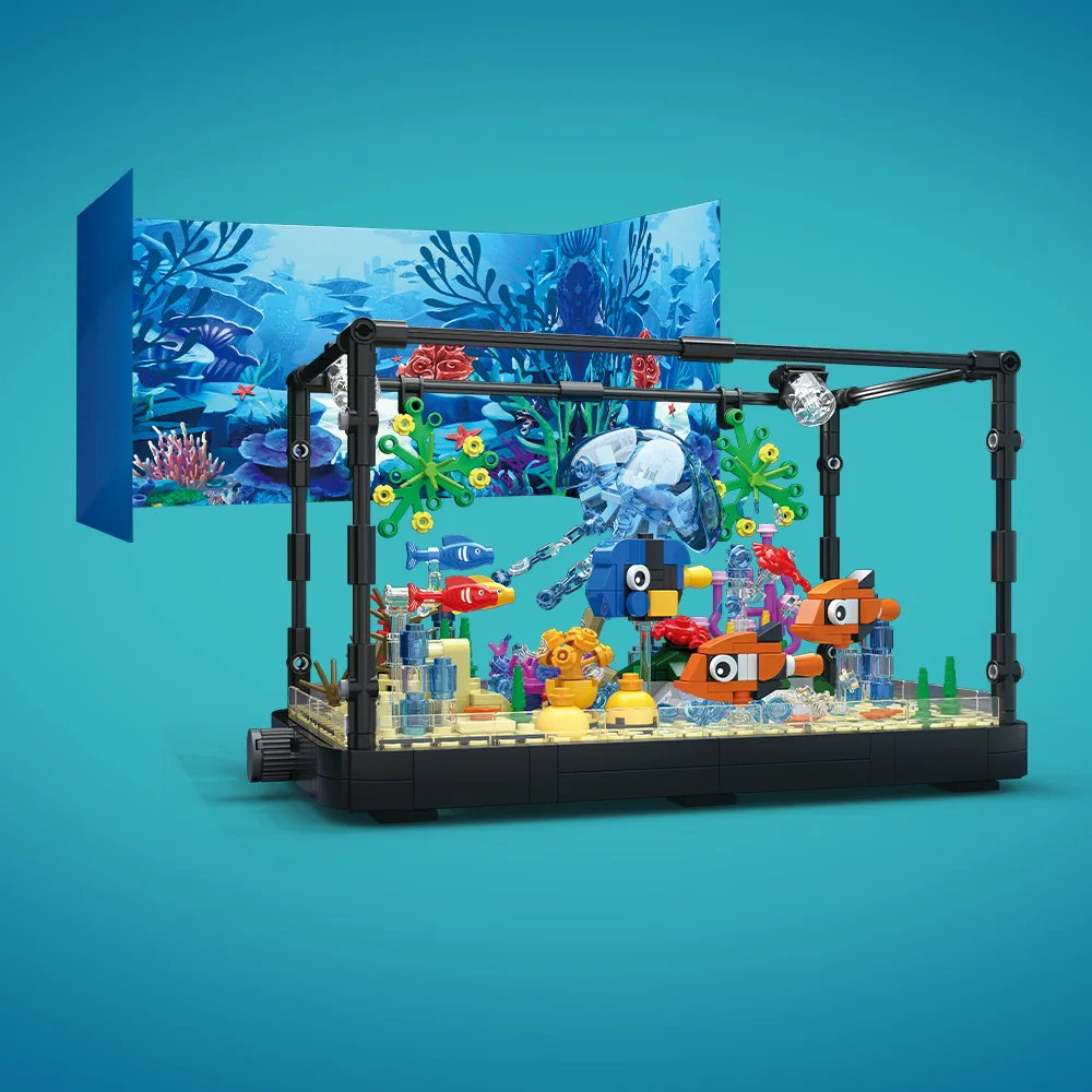 조명이 포함된 어항 빌딩 블록 세트, 수족관, 해양 거 - Marine Aquarium & Regional Centre 리뷰 및 가격